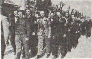 Рабочая милиция на Первомайской демонстрации 1936. 